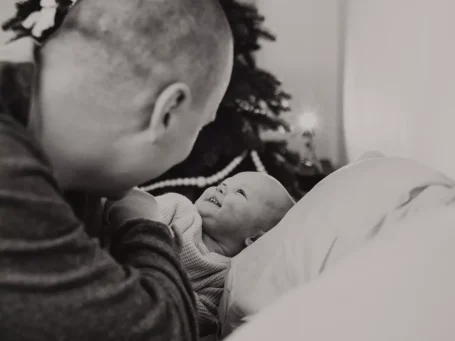 Foto di padre e figlio 